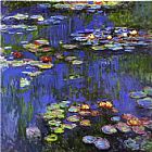 Claude Monet - Water-Lilies 1914 painting